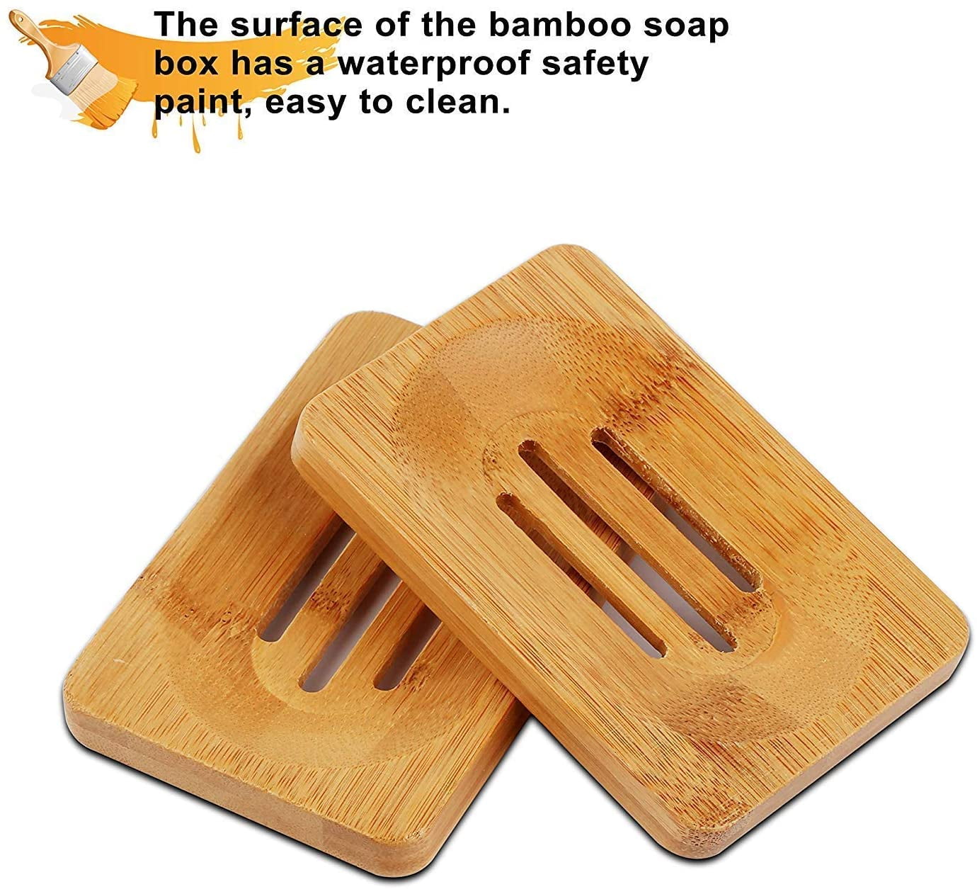 free soap Fast Ship x2 Genuine Teak Wood Soap Dish Soap Holder Thai Handcraft 