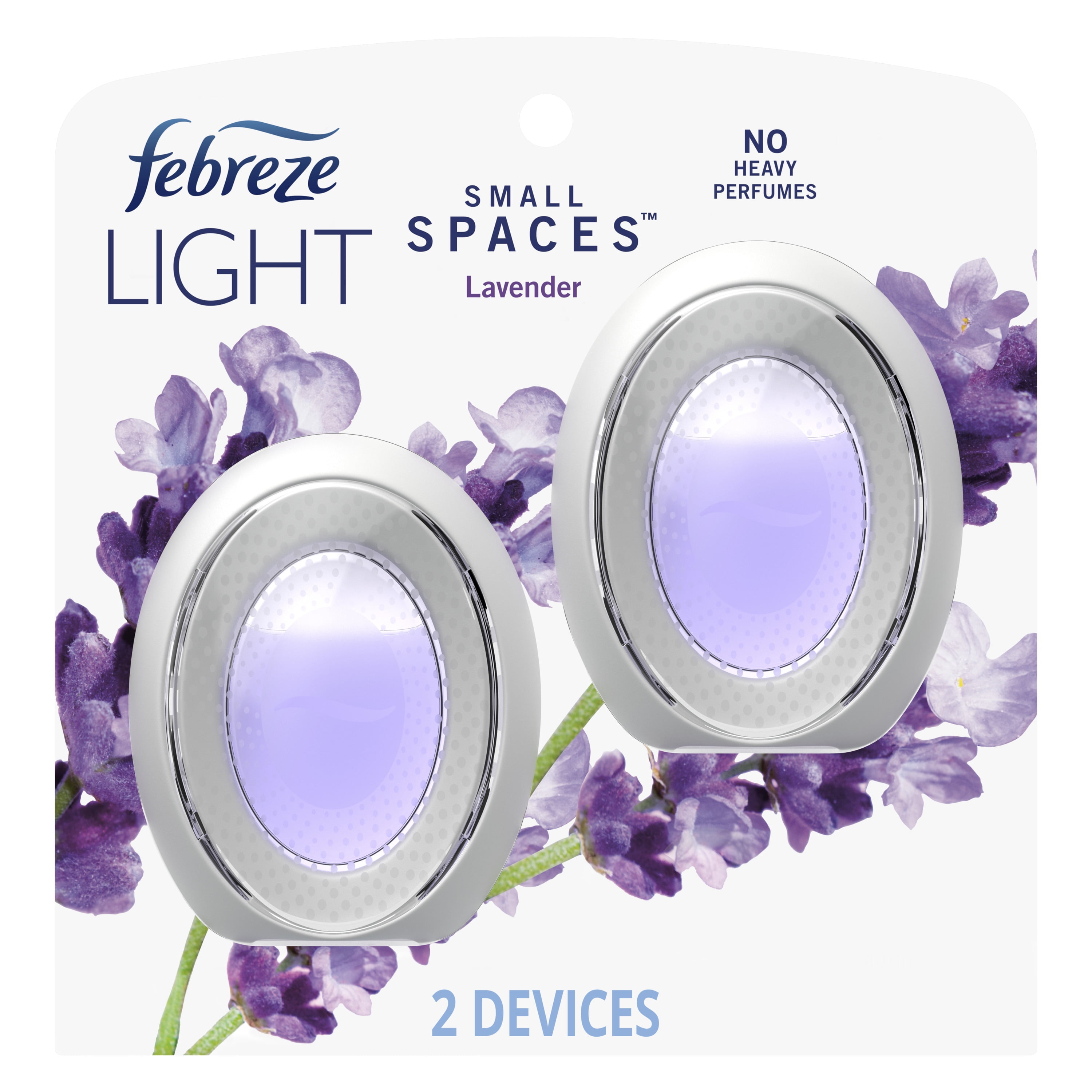 Febreze LIGHT Small Spaces Light Air Freshener Lavender, ..25 oz, Pack