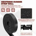 thumbnail image 3 of Uxcell Neoprene Rubber Strips, Solid Rubber Roll Pad Insulation for DIY Gasket Material, Sealing, Liner, Padding, Mat 1" x 1/2" x 10', 3 of 6