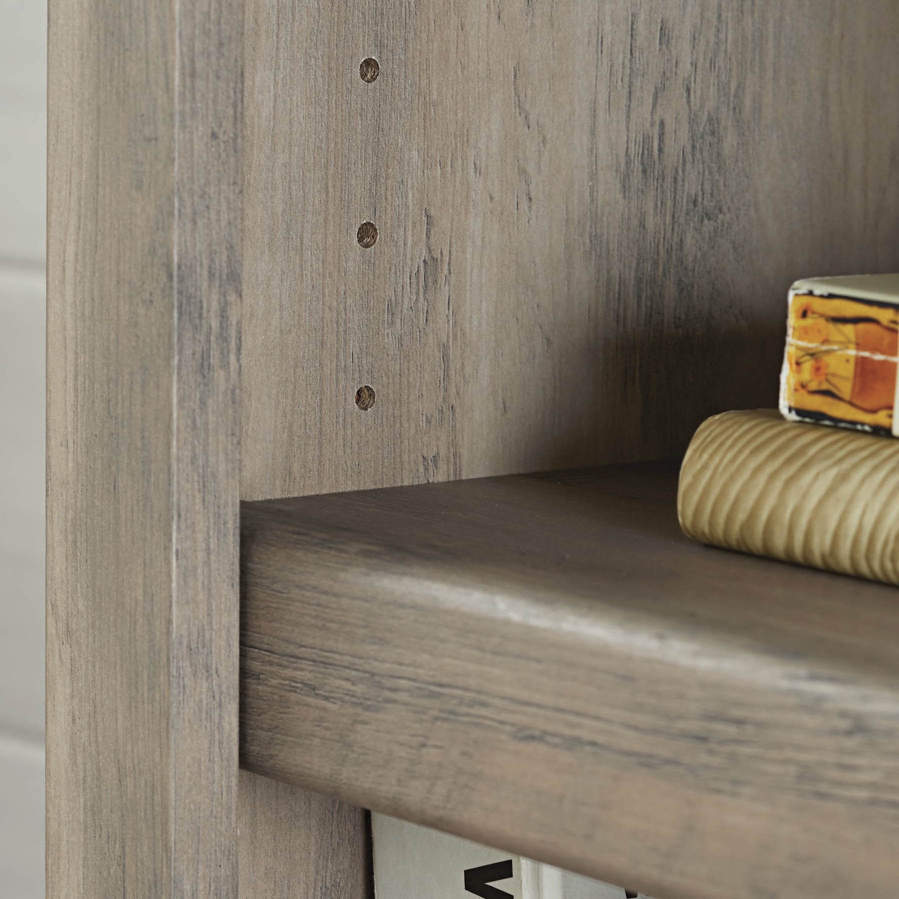 Better Homes Gardens Glendale 3 Shelf Bookcase Rustic Gray