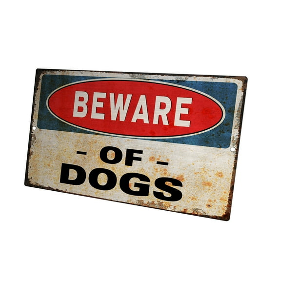 KuzmarK Yard Lawn Fence Sign - Beware Of Dogs