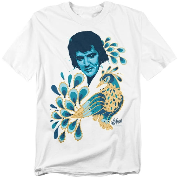 Elvis Presley T-Shirt Peacock Unisex Graphic Tee For Men & Women
