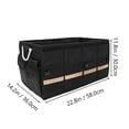 thumbnail image 2 of KONTONTY Organiseur de Bottes Rangement pour Voiture Tissu Oxford Noir Rangement d'Urgence 1Pcs, 2 of 8