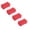 Red, variant on YAZHPA Whiteboard Eraser 4Pcs Blue Small Magnetic Dry Eraser Chalkboard Cleaners Wiper for Classroom Office and Home (7 * 4cm, Little Bones)