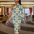 thumbnail image 5 of Sicilian сeramics Half Dleeve Split Dress dress korean style prom dresses, 5 of 7