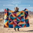 thumbnail image 3 of Rumpl Original Puffy Blanket - Manta cálida e hinchada para acampar, aislamiento de poliéster 100% reciclado, liviana, plegable, resistente al agua, manta acolchada para exteriores, 52 "x 75", Arizona, 3 of 5