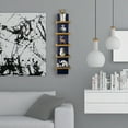 thumbnail image 6 of 5 Tier Wall Shelf Unit,Bedroom Shelves, Multifunctional Display Floating Shelf, Bedroom and Home Decor Organizer, 6 of 8