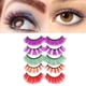 thumbnail image 4 of 5 pes de pestañas postizas 3D, hechas , gruesas, esponjosas, de exterior exterior exterior natural, suaves y cómodas, pestañas coloridas pa maquillaje de ojos C Yinane Pestañas postizas, 4 of 7