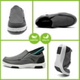 thumbnail image 2 of OrthoComfoot Men's Slip On Loafers,Arch Support Boat Shoes for Plantar Fasciitis,Canvas Leisure Vintage Flat Walking Orthopedic Shoes for Extra Cushioning and Pain Relief, 2 of 7
