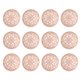 thumbnail image 1 of EeaseMX 30 botones huecos de 25 mm con elegante hebilla de metal, herramientas para manualidades, botones de costura DIY para decoración (dorados), 1 of 7