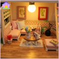thumbnail image 3 of Casa de muñecas hecha a mano madera Flash Loft DIY casa juguete miniatura regalo de cumpleaños, 3 of 6
