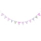 thumbnail image 1 of KAKOWELY Banderines 3M con lunares y flores de algodón, guirnalda de 12 banderines triangulares para decoración de bodas, cumpleaños, baby showers y graduaciones., 1 of 4