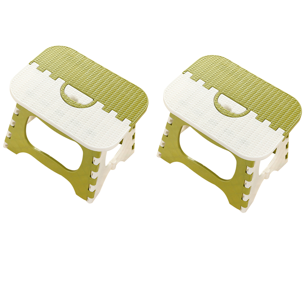 2 Pack Folding Step Stool Heavy Duty Foldable Stool For Kids & Adults