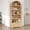 Wood, variant on EastVita 72" Tall Arched Pantry Cabinet with Doors, 5-Tier Kitchen Pantry Cabinet with Adjustable Shelf & Black Handles, Wood Storage Cabinet for Dining Room, Kitchen, Living Room