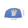 thumbnail image 4 of Unique Bargains 1 Pc Knitted PU Cartoon Carrot Rabbit Swim Cap Blue, 4 of 6