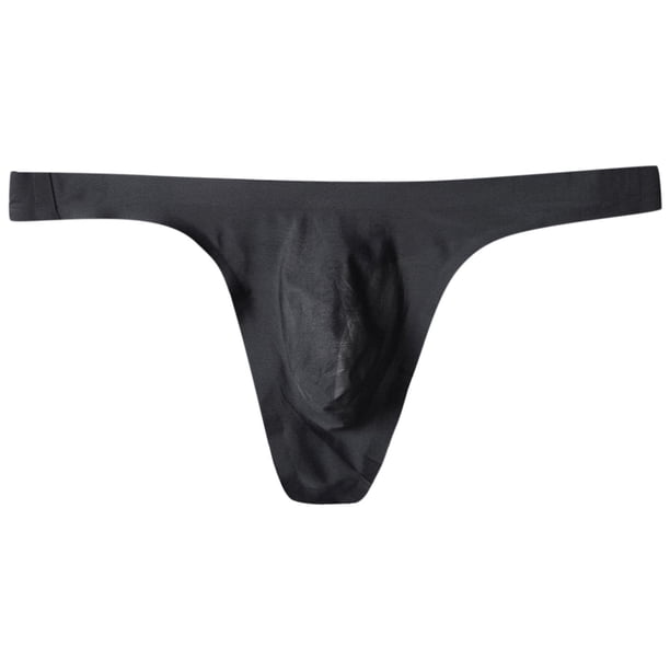 Tangas Prolriy para hombre, calzoncillos de moda para hombre, calzoncillos sólidos, ropa interior para hombre, pantalones, ropa interior para hombre, negro, L