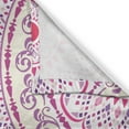 thumbnail image 3 of Ambesonne Mandala Kitchen Curtains, Leaf Like Circled Pattern, 55"x45", Hot Pink Magenta, 3 of 3