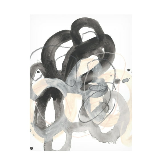 June Erica Vess 'Tangled Circuit III' Canvas Art