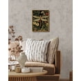 thumbnail image 2 of Drsoum Vintage Dragonflies and Flowers Canvas Prints Home Decor Painting Picture Bedroom Wall Art Bathroom Living room 11x14in Brown Framed, 2 of 7