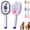 Purple, variant on Electric Spray Air Cushion Massage Comb, Electric Steaming Massage Hair Care Brush, Rechargeable All in One Self-Clean Water Mist Spray Hair Brush for Wet Dry Frizzy Curly Long Short Hair (Purple)