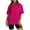 Hot Pink, variant on Women's Summer Sets Short Sleeve V Neck T-shirts with Legging Two Piece Outfits Biker Shorts Set Casual Loose Suits
