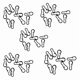 thumbnail image 1 of 50 Piezas Aparejos de Pesca Clips Cambio Giratorios Superfuertes, 1 of 7