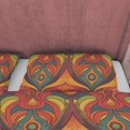 thumbnail image 3 of Juego de cama retro geométrico europeo, funda nórdica con estampado vintage, edredón rústico, 3 of 6