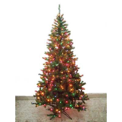 Sugar Pine Pre-lit Multi Christmas Tree - 6.5 ft.