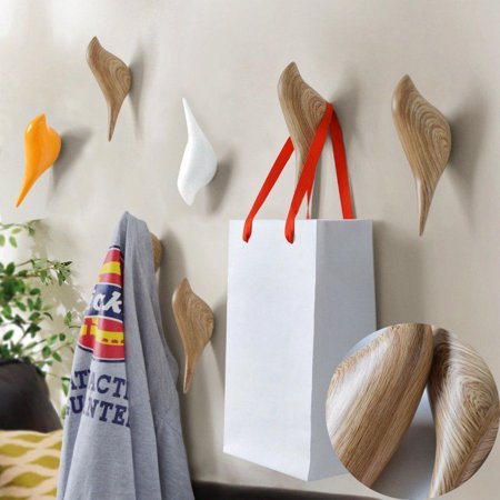 Creative Wall Decoration Bird Mural Bedroom Door Hooks Coat