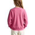 thumbnail image 6 of BLVB Boys Girls Knit Sweater Long Sleeve Crewneck Solid Color Soft Loose Pullover for Teen Kids Cozy Casual Fall Winter Jumper Top(Watermelon Red,15-16 Years), 6 of 7