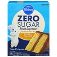 thumbnail image 2 of (2 pack) Pillsbury Zero Sugar Moist Supreme Yellow Premium Cake Mix, 16 oz Box, 2 of 13