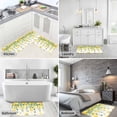 thumbnail image 6 of Kitchen Rugs and Mats 2 Pieces Floral Lemon Runner Rug Sets Fruit Eucalyptus Leaf Branch Retro Soft Comfort Standing Kitchen Mats for Floor Absorbent Area Rugs Carpet Non Slip Cushioned Doormat, 6 of 9