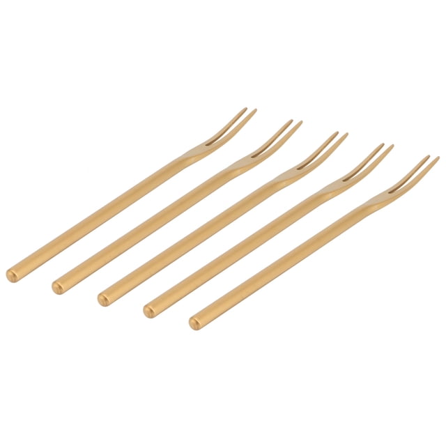 VGEBY 5Pcs Fruit Fork Stainless Steel Originality Cute Dessert Cake Small Fork For RH