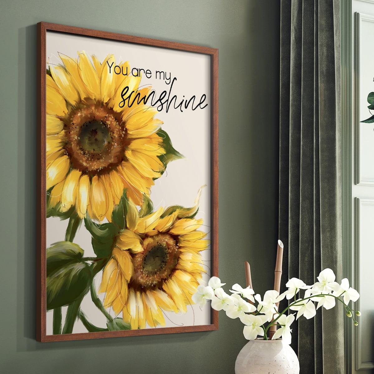 You Are My Sunshine Framed Print - Solid Wood in Single Picture Frame Solid Wood 2 Framed Print