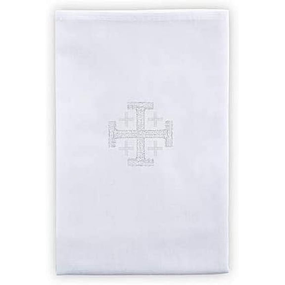 4 Pack - Church 100% Cotton Jerusalem Cross Lavabo Towel