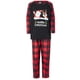 thumbnail image 4 of Conjuntos de pijamas para bebé, conjuntos de pijamas de rejilla para padre, madre, hija e hijo, ropa familiar para niños, 4 of 5