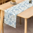 thumbnail image 2 of SUNOLIFE Beach Theme Table Runner Ocean Nautical Coastal Kitchen Dining Table Decoration for Home Party 13 x 120 Inches, 2 of 4