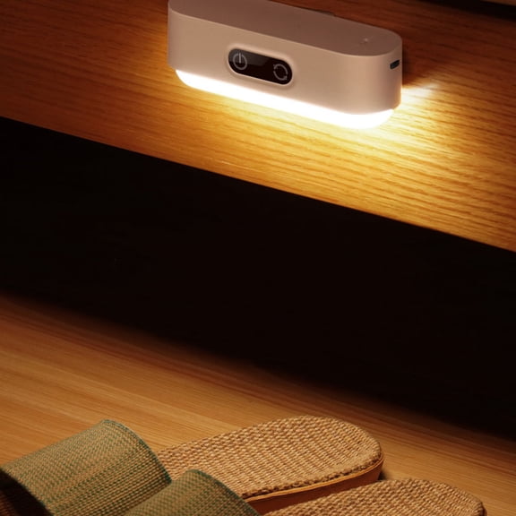NUOLUX USB Plug-In Bedroom Night Light White Silicone Intelligent or General Users Indoor Use 1Pcs