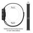 thumbnail image 5 of 18mm Metal Magnetic Bands for Garmin Venu 3S / Venu 4 41mm / Venu 2S / Vivoactive 4S / Vivomove 3S / Forerunner 265s/255s Watch Bands, Stainless Steel Metal Replacement Wristband Strap for Women Men, 5 of 7