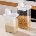 thumbnail image 4 of Clear Airtight Food Storage Containers Airtight Large Dry Food Storage Containers With Pouring Spout For Flour And Cereal Food Storage, 4 of 6