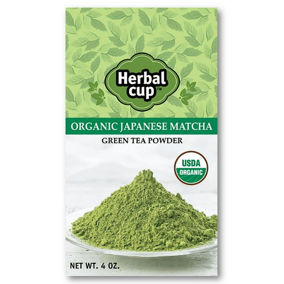 Herbal Cup Japanese Matcha Powder 4 oz (Pack of 8)