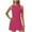 Hot Pink, variant on AherBiu Business Casual Dresses for Women Crewneck Sleeveless Stretch Elegant Ladies Office Work Short Dress