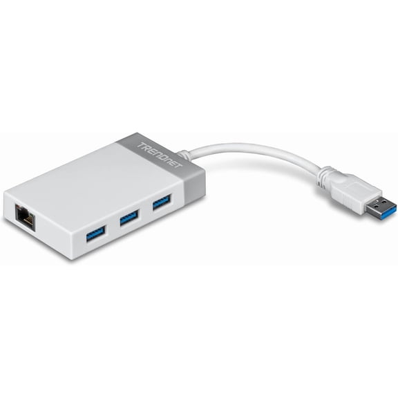 TRENDnet TU3-ETGH3 USB 3.0 to Gigabit Ethernet Adapter   USB Hub