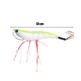 thumbnail image 3 of Pesca Señuelo de pesca de simulación de camarón de madera luminosa 12 cm 17,2 g cebo artificial (5), 3 of 5