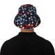 thumbnail image 5 of Balery Red Blue White Stars Sombreros para el sol para hombre y mujer, sombrero de pescador con UPF 50+, 5 of 6