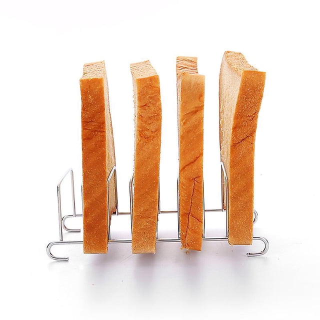 Rejilla para tostadas de acero inoxidable, 2 uds., soporte para rebanadas de pan, soporte para mesa, Kit de accesorios para freidora de aire para Cocina