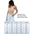 thumbnail image 4 of SMZ Butsmooth® Women’s Basic Sexy Sleeveless Racer Back Halter Neck Bodysuit Tank Tops, 4 of 11