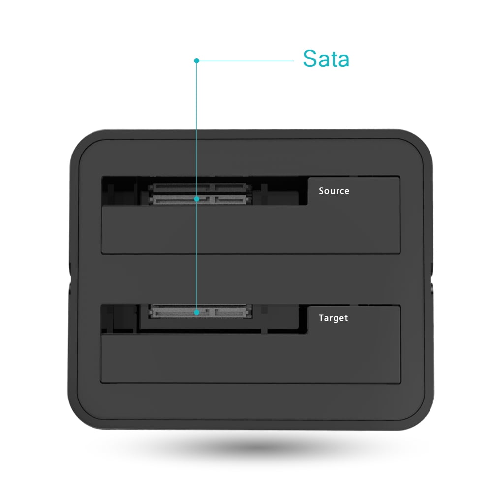 Wavlink Single Bay Hard Drive Dock for 2.5 and 3.5 inch SATA I/II/III HDD or SSD HDD Docking Station Support Backup Functions-8TB