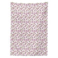 thumbnail image 3 of Ambesonne Spring Tablecloth Rectangular Table Cover, Aquarelle Style Flowers, 52"x70", Pale Pink White, 3 of 4