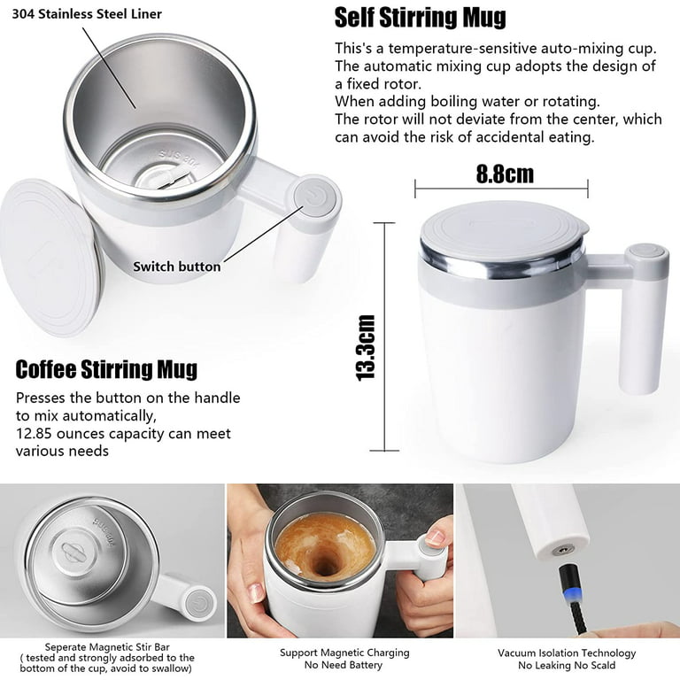 Self Stirring Mug Rechargeable Automatic Stirring Coffee Mug